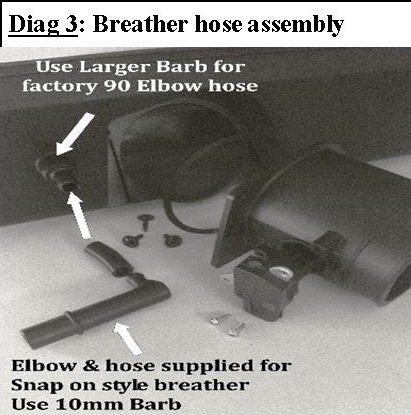 Diag 3 Breather hose assembly