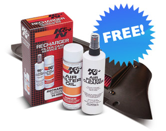 FREE K&N Air Filter Cleaner Pack